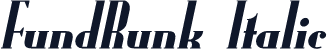 FundRunk Italic