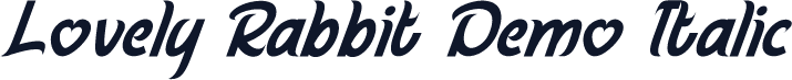 Lovely Rabbit Demo Italic
