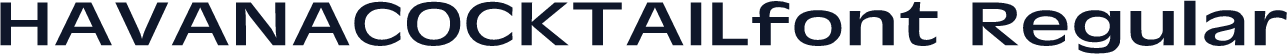 HAVANACOCKTAILfont Regular