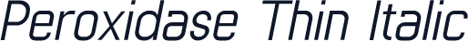 Peroxidase Thin Italic