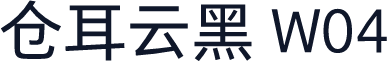 仓耳云黑 W04