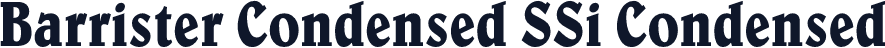Barrister Condensed SSi Condensed