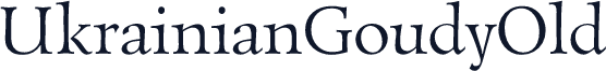 UkrainianGoudyOld