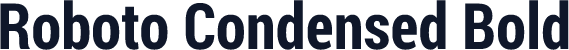 Roboto Condensed Bold
