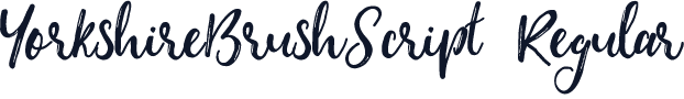 YorkshireBrushScript-Regular