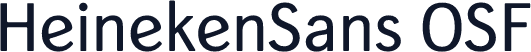 HeinekenSans OSF