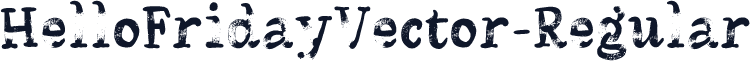 HelloFridayVector-Regular