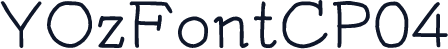 YOzFontCP04