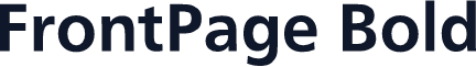 FrontPage Bold