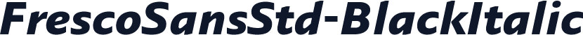 FrescoSansStd-BlackItalic