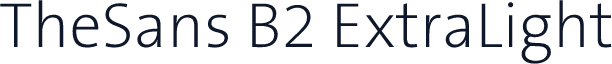 TheSans B2 ExtraLight