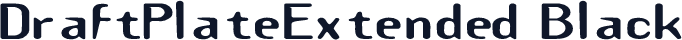 DraftPlateExtended Black