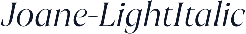 Joane-LightItalic