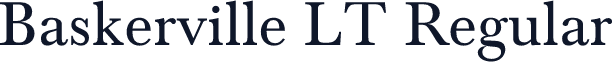 Baskerville LT Regular