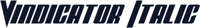 Vindicator Italic