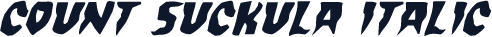 Count Suckula Italic