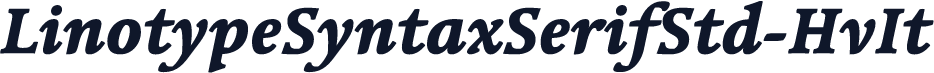 LinotypeSyntaxSerifStd-HvIt