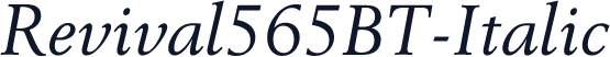 Revival565BT-Italic