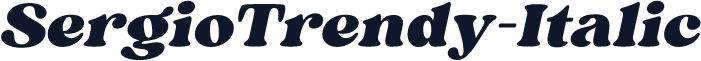 SergioTrendy-Italic