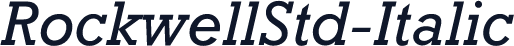 RockwellStd-Italic