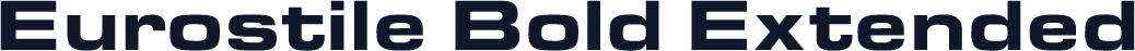 Eurostile Bold Extended