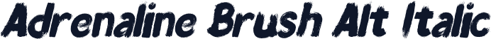 Adrenaline Brush Alt Italic