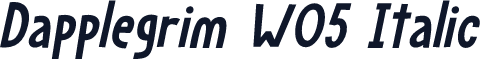 Dapplegrim W05 Italic