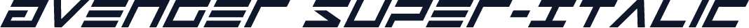 Avenger Super-Italic