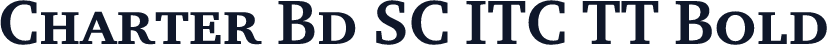 Charter Bd SC ITC TT Bold
