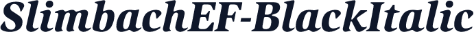 SlimbachEF-BlackItalic