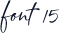 font 15