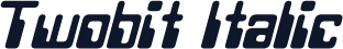 Twobit Italic