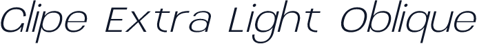 Glipe Extra Light Oblique