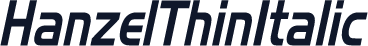 HanzelThinItalic