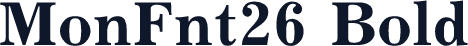 MonFnt26 Bold
