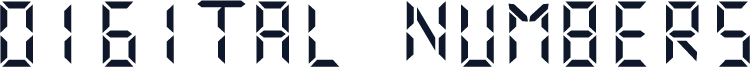 Digital Numbers
