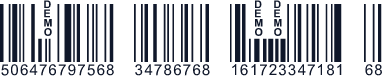 Sample Code 128Chr e