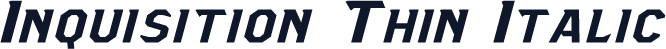 Inquisition Thin Italic