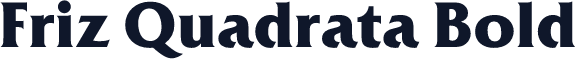 Friz Quadrata Bold