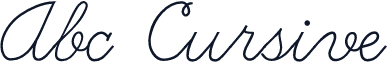 Abc Cursive