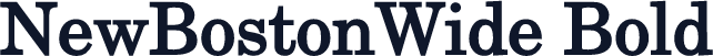 NewBostonWide Bold