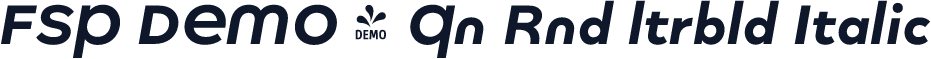 FSP DEMO - Qn Rnd ltrbld Italic