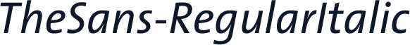 TheSans-RegularItalic