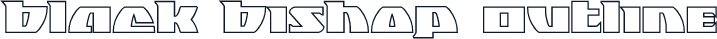 Black Bishop Outline