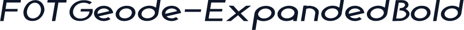 FOTGeode-ExpandedBold