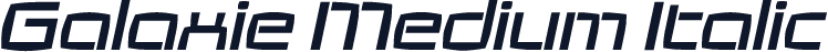 Galaxie Medium Italic