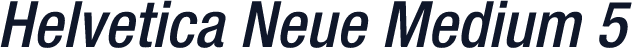 Helvetica Neue Medium 5