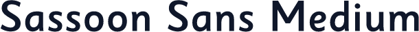 Sassoon Sans Medium