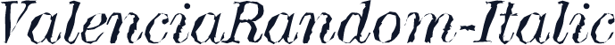 ValenciaRandom-Italic