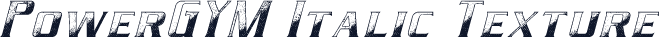 PowerGYM Italic Texture